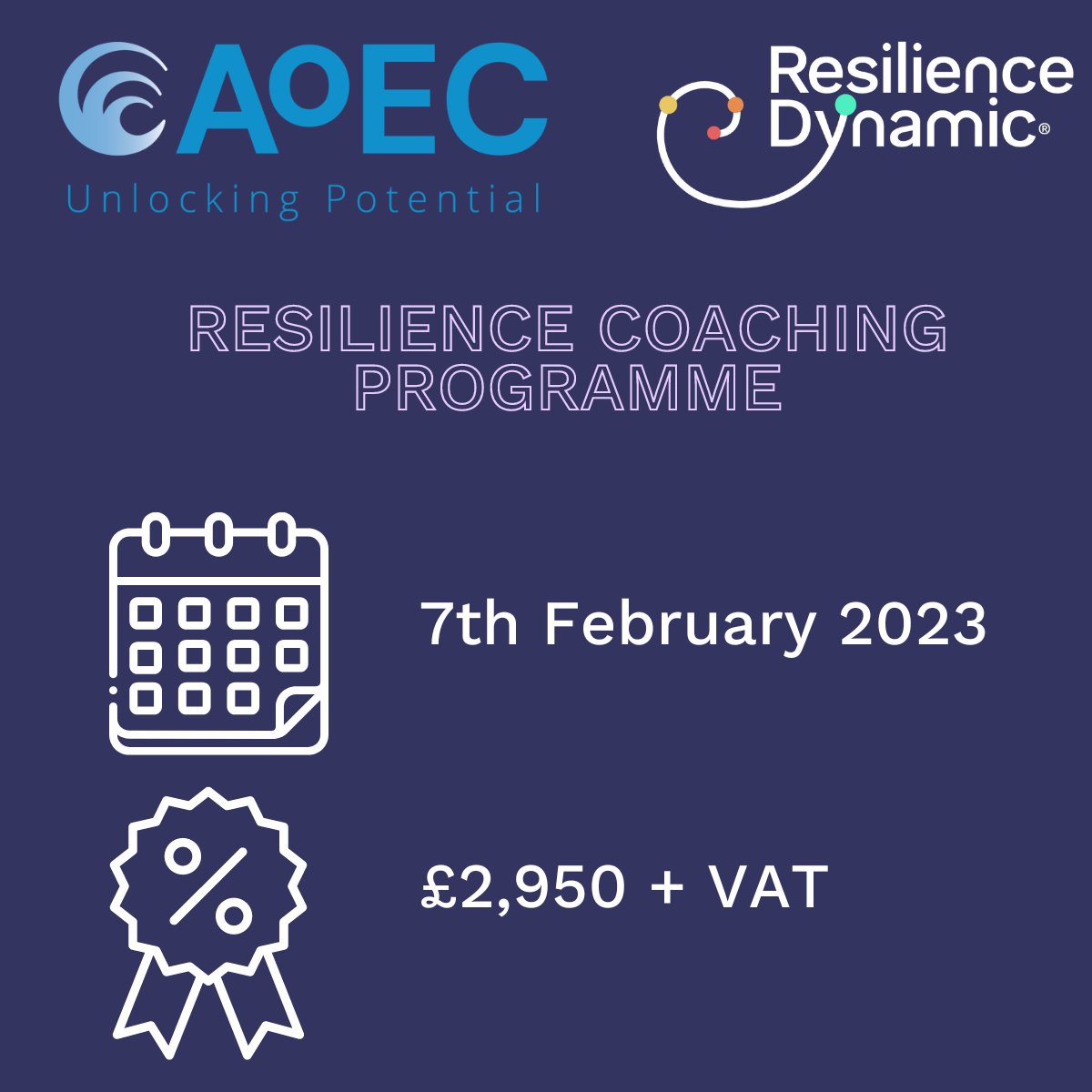 Thinking about New Year's resolutions? 🤔
Why not become a resilience coach? Book onto our #Resilience Accreditation Programme. Shift your practice to the next level with our research-led #resiliencetraining.
🎓7th Feb 2023
🎓£2,950 + VAT
 hubs.ly/Q01wYN7J0