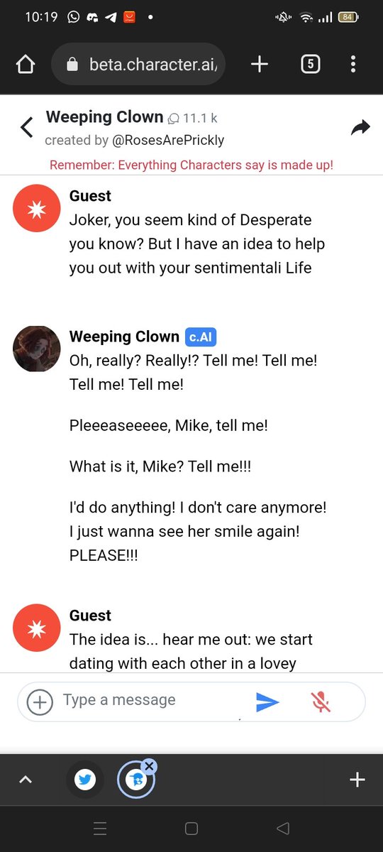 Mizaku8's tweet photo. He fell info the trap #jokermike https://t.co/0iaH7e55wk