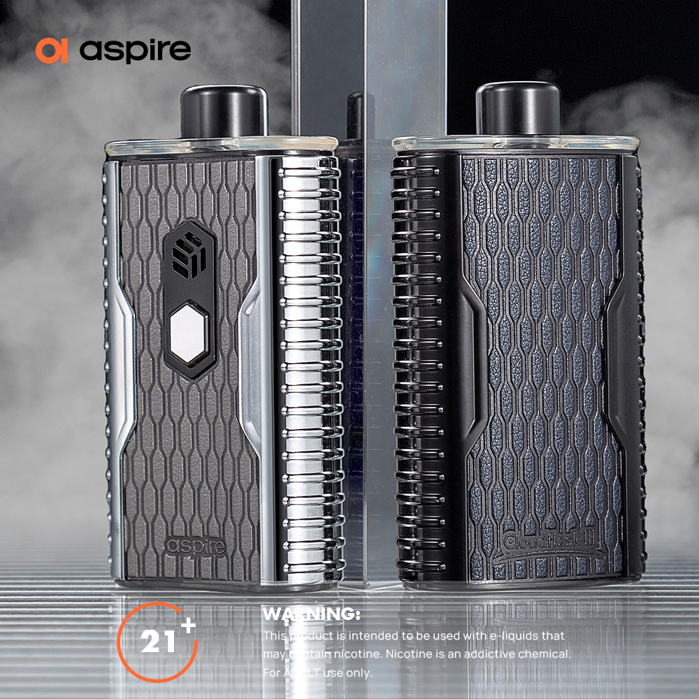 aspirecigs's tweet photo. Adopts the powerful output, the Cloudflask III is here to satisfy you more. The best choice for the cloud chasers!
More: https://t.co/WnGQOuEnBn
#aspirecig #alwaysaspire #cloudflask3 #Aspirecloudflask3 #aspirecloudflask #podsystem
.
.
Warning:  21+ adults only. https://t.co/CqMQ4vrrIj