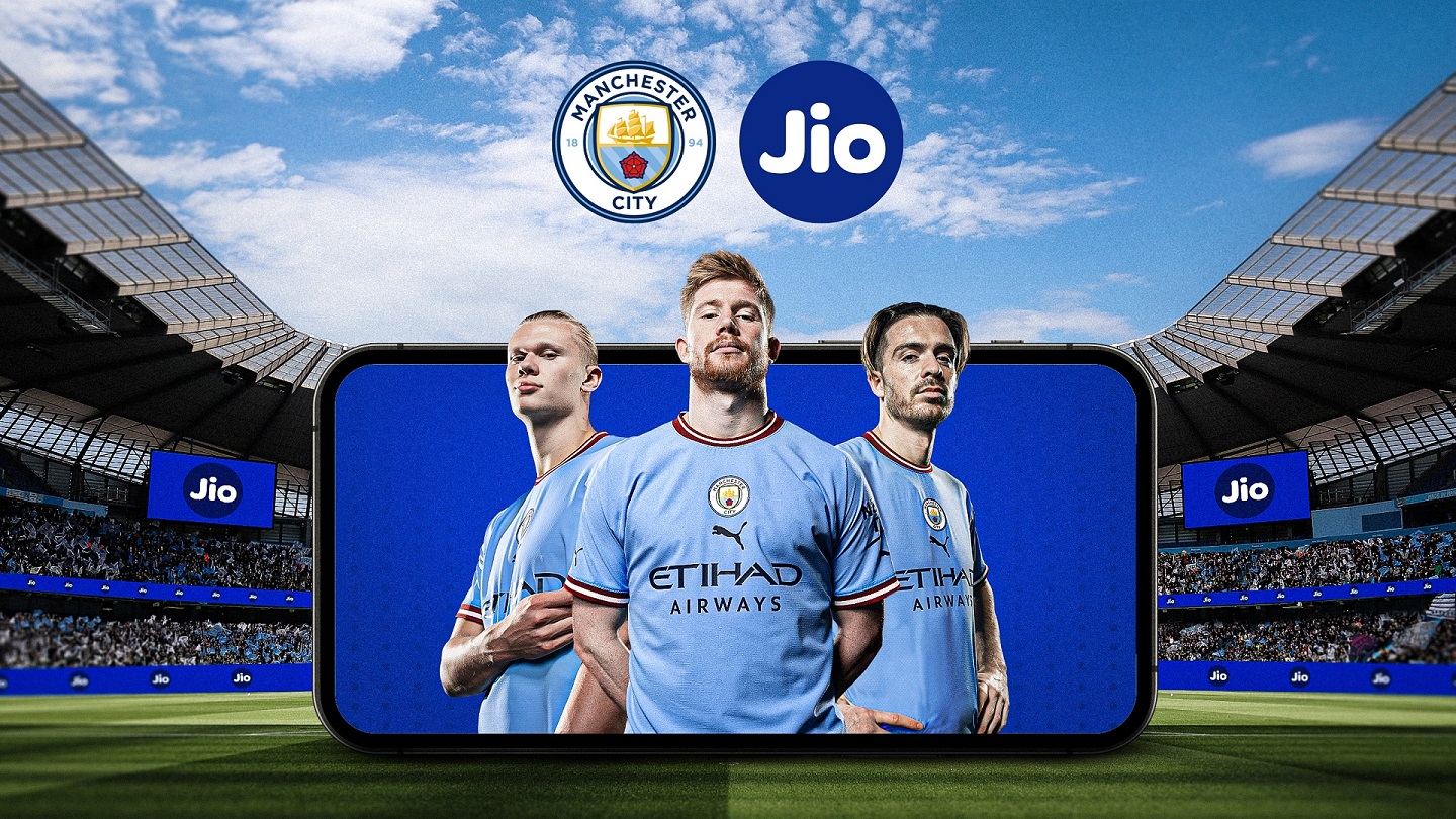 Manchester City announces a new partnership with Jio