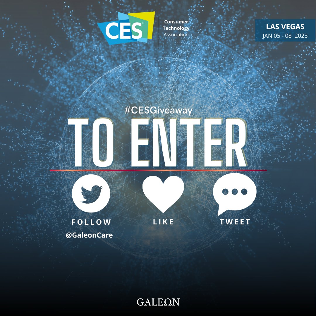 GaleonCare's tweet photo. For CES, be the one to win one of the 8 airdrops worth $100 in Galeon Tokens, or one of the 2 travel vouchers worth $1000. 🏆 (1/3) https://t.co/sGicy9hEKl