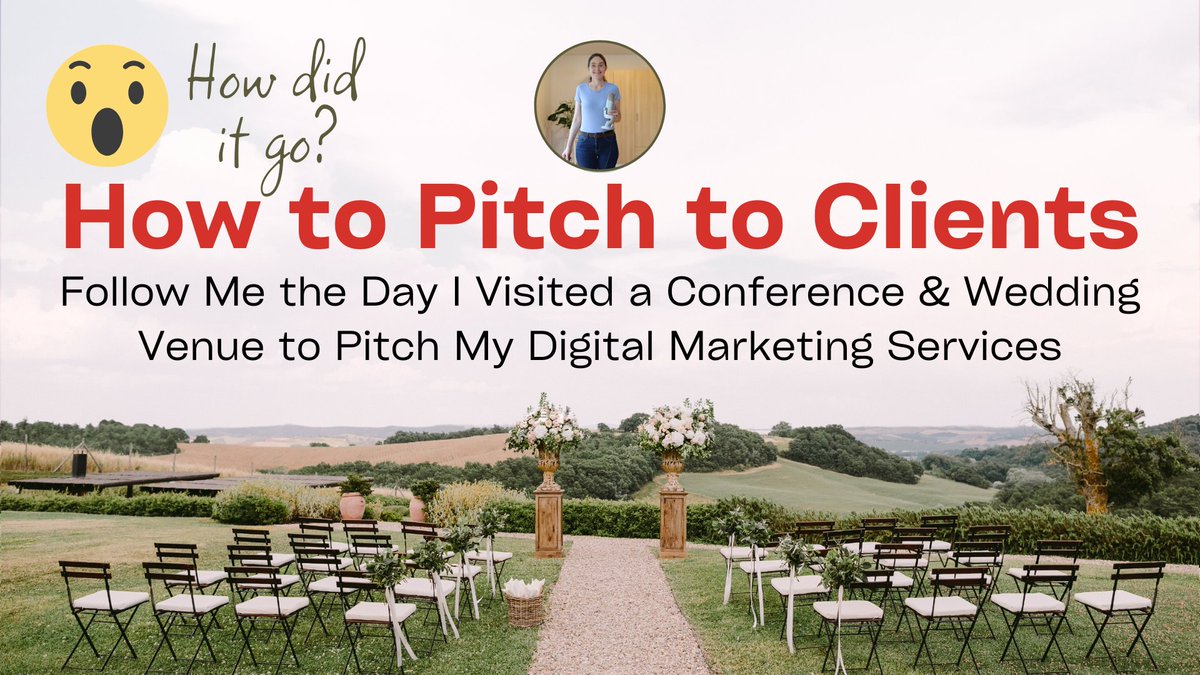 inventicitycom's tweet photo. ☀️ What's the top tip you have for acquiring top-notch clients?
NEW VIDEO https://t.co/IwzIcRu6un
Follow me the day I visited a conference &amp; wedding venue to pitch my digital marketing services

#smma #digitalmarketingagency #digitalmarketing #socialmediamarketing https://t.co/2Dp8EVZRtt