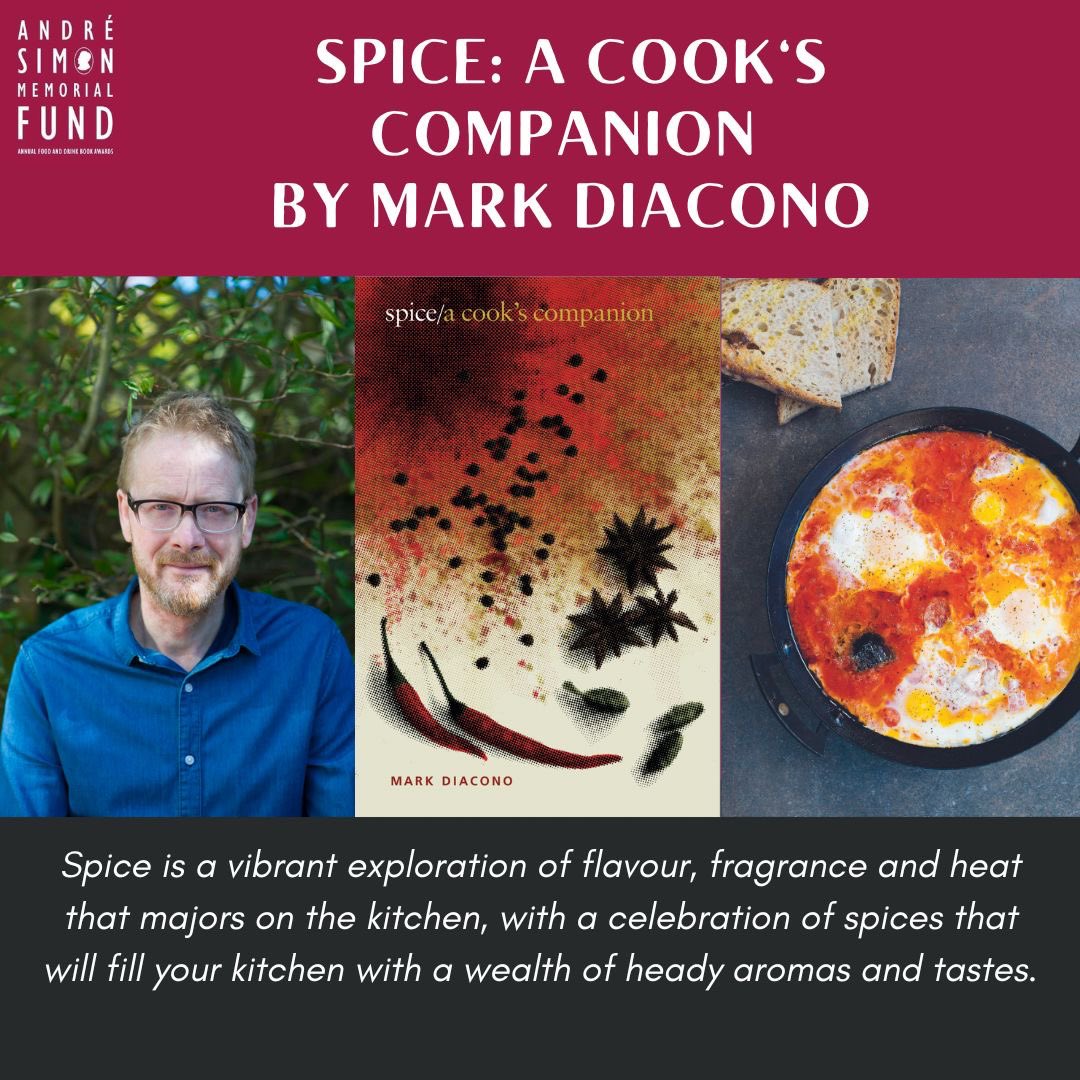 André Simon Awards (@andresimonaward) on Twitter photo Spice is a vibrant exploration of flavour, fragrance and heat that majors on the kitchen - Beginning with a guide to 50 of Mark’s much-loved spices and blends, Spice then offers over 100 innovative recipes that make the most of your new spice knowledge. <a href="/MarkDiacono/">Mark Diacono</a> Spice is a vibrant exploration of flavour, fragrance and heat that majors on the kitchen - Beginning with a guide to 50 of Mark’s much-loved spices and blends, Spice then offers over 100 innovative recipes that make the most of your new spice knowledge. <a href="/MarkDiacono/">Mark Diacono</a>