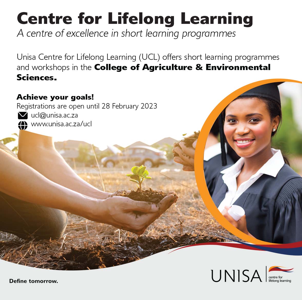 Unisa_CSET's tweet photo. Build your dreams with a short course.
https://t.co/VSMLHMWTuX https://t.co/nFw045w0gQ