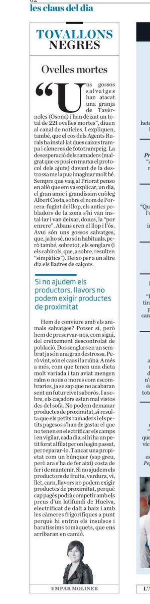 Un article molt bo i realista.
Moltes gràcies <a href="/emparmoliner/">Empar Moliner</a>!