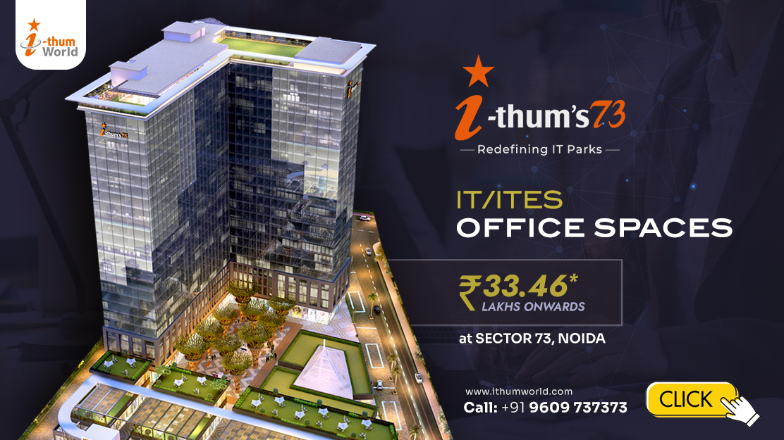 ithumworld's tweet photo. IThums 73 – IT/ITES Office Spaces at Sector 73, Noida.
Own Your Space @Rs.33.46* Lakh.
Call: +91-9609 737373
#officespace #commercialspace #realestate #realestateinvesting #property #commercialproperty #investment #propertyinvestment #officespaceinnoida #IThums73 #IthumWorld https://t.co/xuUMXK1Izw