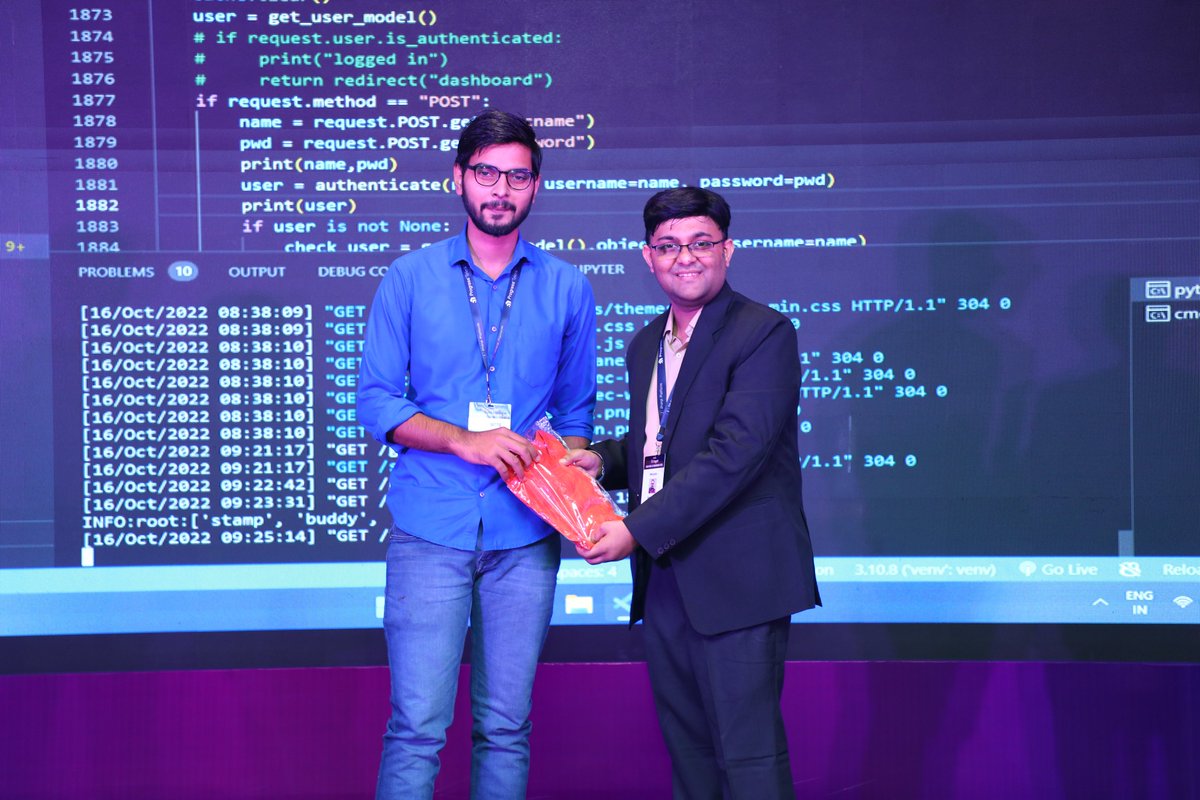 BcryptGlobal's tweet photo. Thank you @RohitGuptaAI for speaking at #BCrypt22! We look forward to seeing you at #BCrypt23.
More details: https://t.co/x1mUecwtW6
#Bcrypt #BcryptIndia #Crypto #Web3 #Metaverse #NFTs https://t.co/RAXruFV5Mw