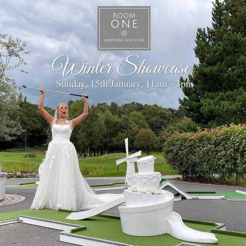 crazy9golf's tweet photo. Planning your wedding for 2023, 2024 &amp; 2025?  Come and visit us at the Room ONE @ Hartford Golf Club Winter Showcase on January 15th between 11am and 3pm
@roomonehartford #cheshireweddingvenue #weddingfair #2024wedding #2025wedding #weddingopenday #weddi… https://t.co/8iR4erPZ9d https://t.co/FqWzQiPP2M