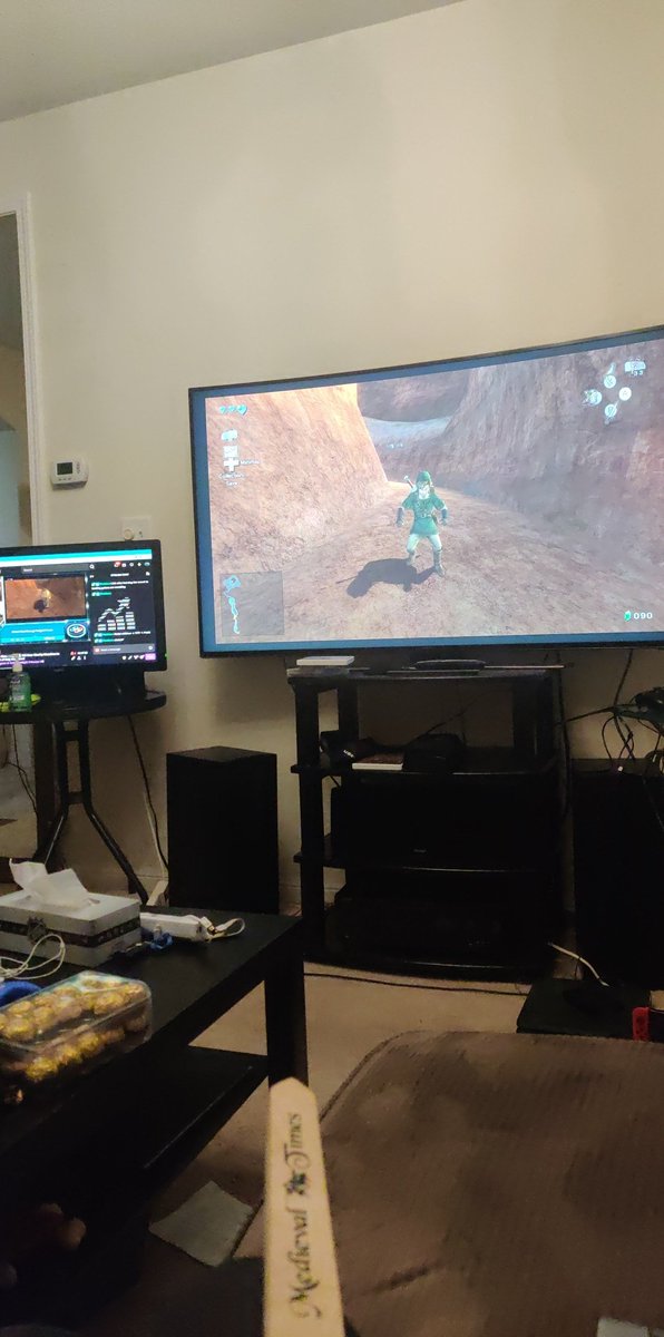 Lets_A_Game's tweet photo. It's late night here at #letsagame with some #LegendOfZelda. We're also only $8 away from reading some Roblox creepypasta. Join us and donate now!! #insertcoinstodonate https://t.co/ohbTrcLNrq