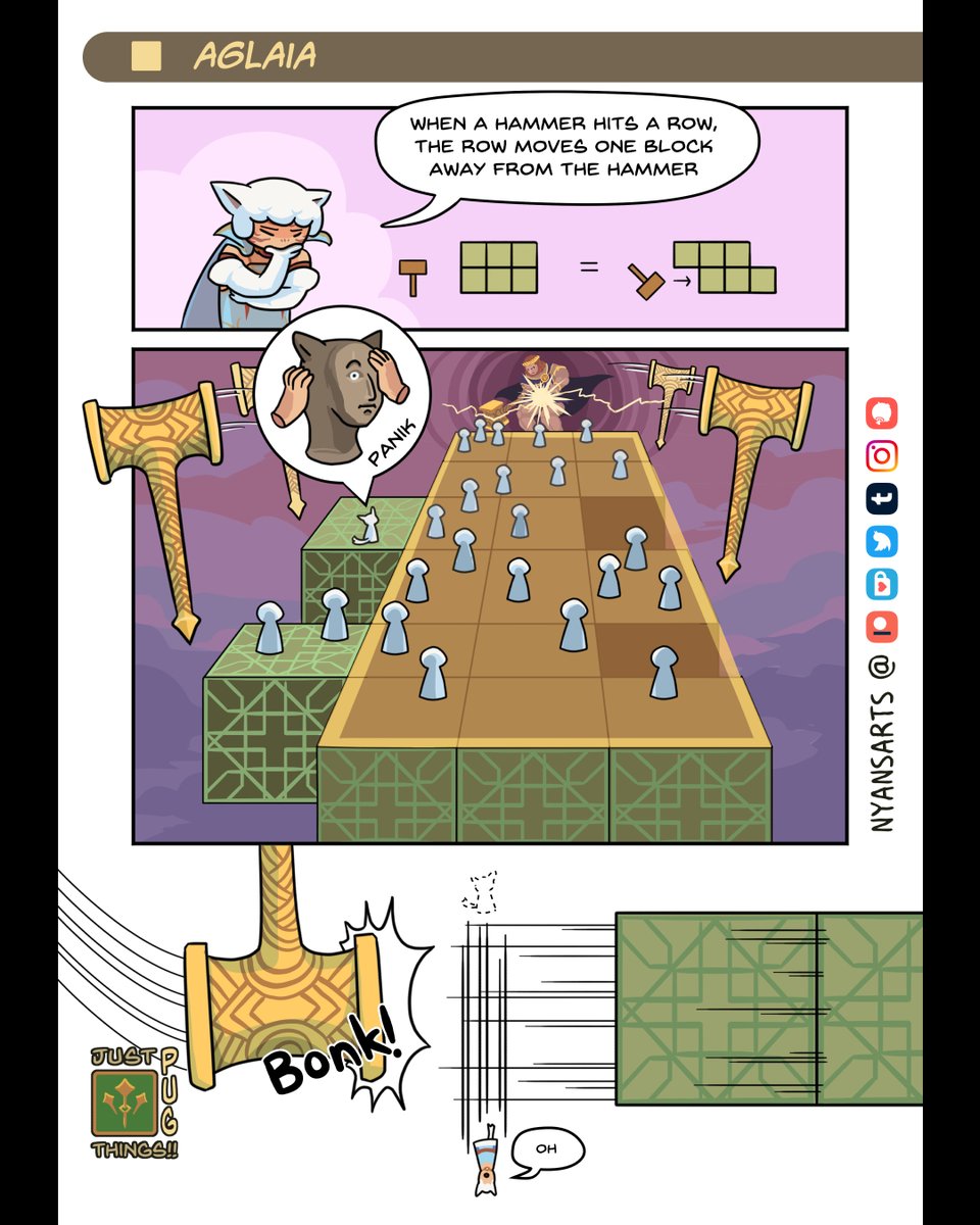 nyansarts's tweet photo. As Patch 6.3 draws near, a reminder that I'll wait at least 2 weeks from the patch drop before posting comics about it!

Let's walk down memory lane with the FFXIV comics I drew about Aglaia.

See you in a few hours. I'm sure nothing bad will happen :3 https://t.co/VsmuwmA9Bm