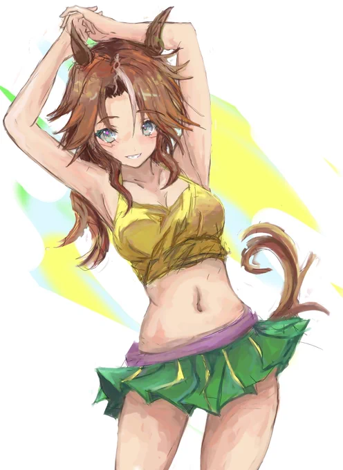 パーマーさんとセイちゃん色々 #ウマ娘プリティーダービー #ウマ娘 #セイウンスカイ(ウマ娘) #メジロパーマー(ウマ娘)  