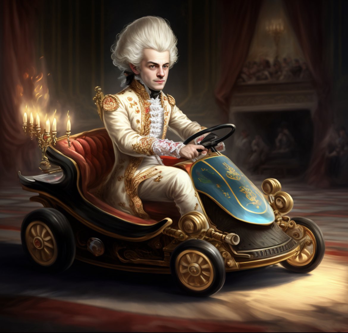 Mozart in Mario Kart