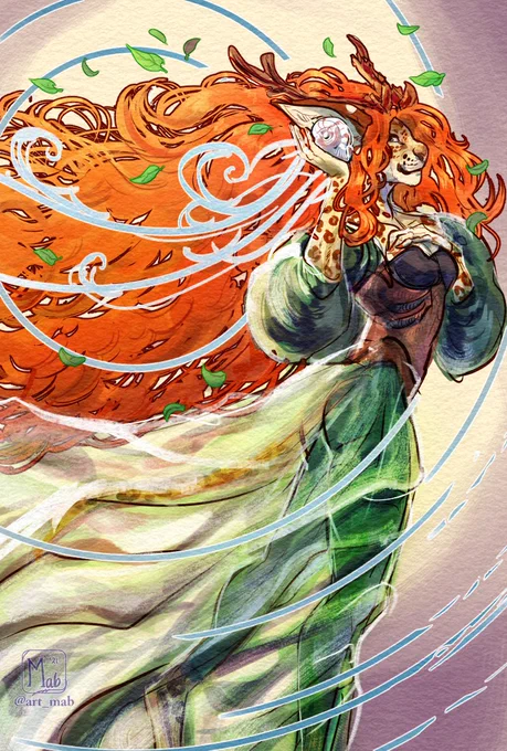  has spoiled me so much over the years..I feel undeserving but also really loved and seen. She has such a strong sense of colors and making everyone's character come alive, staying very close to their essence  