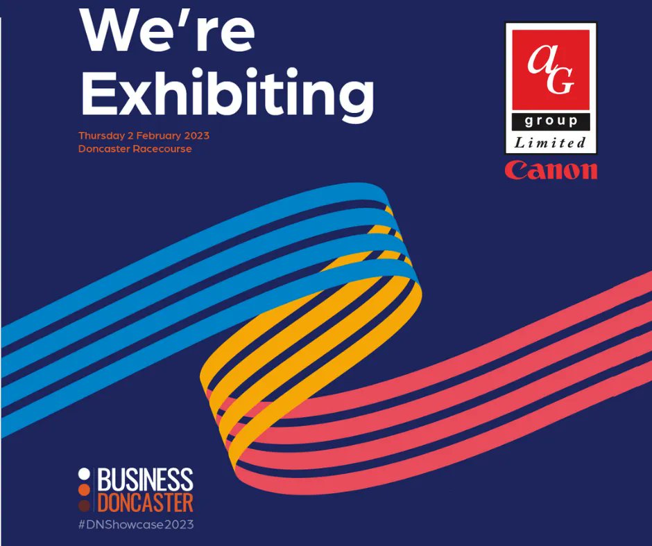 AGCopiers's tweet photo. Thursday 2nd February, Doncaster Racecourse we are exhibiting
Why don't you drop by and lets have a chat about printers, multifunctional devices & wide formats.
#aggroup #canonpartner #savethedate #dnshowcase2023 #exhibiting #mfd #printers #multifunctional #wideformat #canon https://t.co/SXJV7l6Ez5
