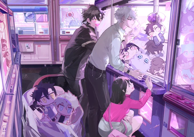 アニメ「時光代理人」公式グッズ用イラストを描かせていただきました 为动画片《时光代理人》的官方商品绘制插图 