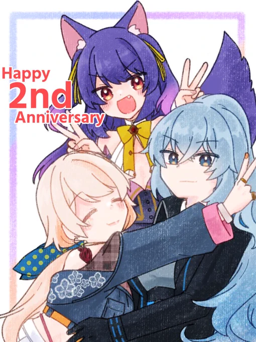 遅刻しちゃったけどみりくるん2周年おめでとうございます#みりくるん2周年  #みりくるあーと 