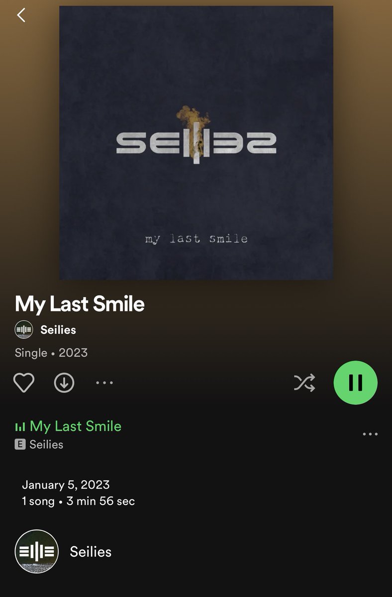MY LAST SMILE OUT NOW ON EVERYTHING GO LISTEN

open.spotify.com/track/3WDfpHY1…