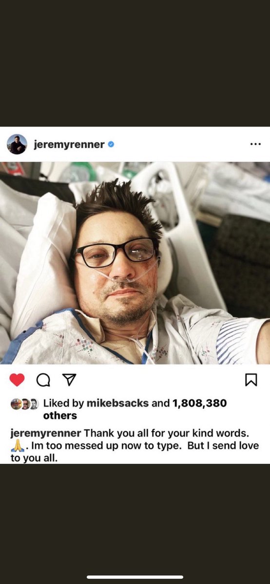 Jared_kali's tweet photo. This is who y’all are supporting, fuck Jeremy Renner forever. Hope he gets attacked by a shark next https://t.co/J8N2d8rgrs