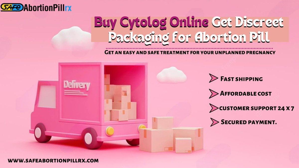Michell15066941's tweet image. Buy Cytolog Online Get Discreet Packaging for Abortion Pill.
Get an #easyandsafe treatment for your unplanned pregnancy. #Securedtransaction &amp;amp; #quickdelivery. 
#BuyCytoteconline Order now👉bitly.ws/uraa
#MedicalAbortion #cytologpills #AbortionIsHealthcare #WomensHealth
