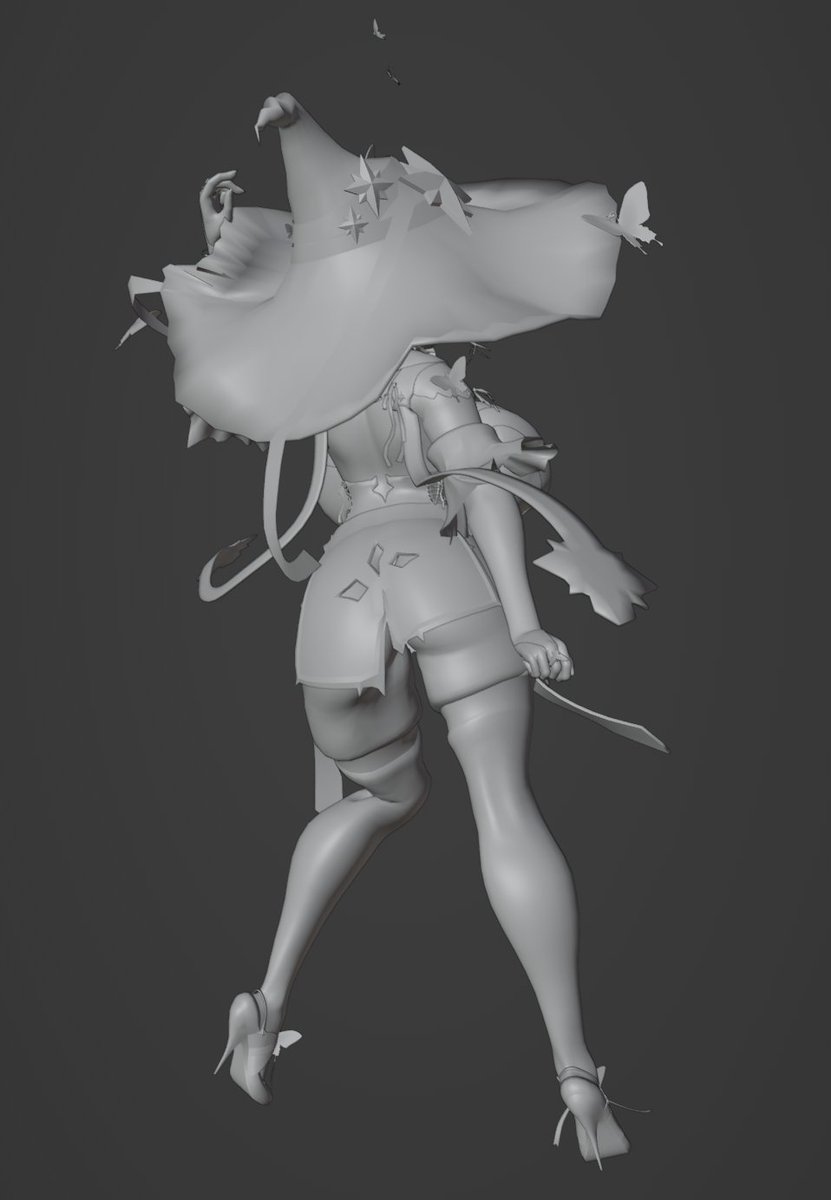 ukidake3's tweet photo. 次アバターのメッシュがだいたい上がったので公開！魔女のお姉さんです
予定通りなら来月くらいの発売予定してます🥳 https://t.co/7EJCev7Zin