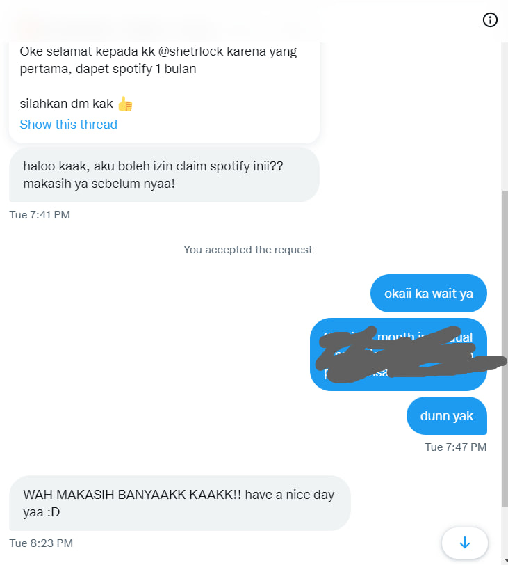 maybeuuua's tweet photo. Bukti pengiriman #giveaway kemarin dan masih banyak lagi, thank you yang sudah ikutan hehe

gudluck untuk semuanya yang mengikuti giveaway selanjutnya ✨✨ 
#zonajajan #zonauang #zonaba https://t.co/wRIMdTYG4u