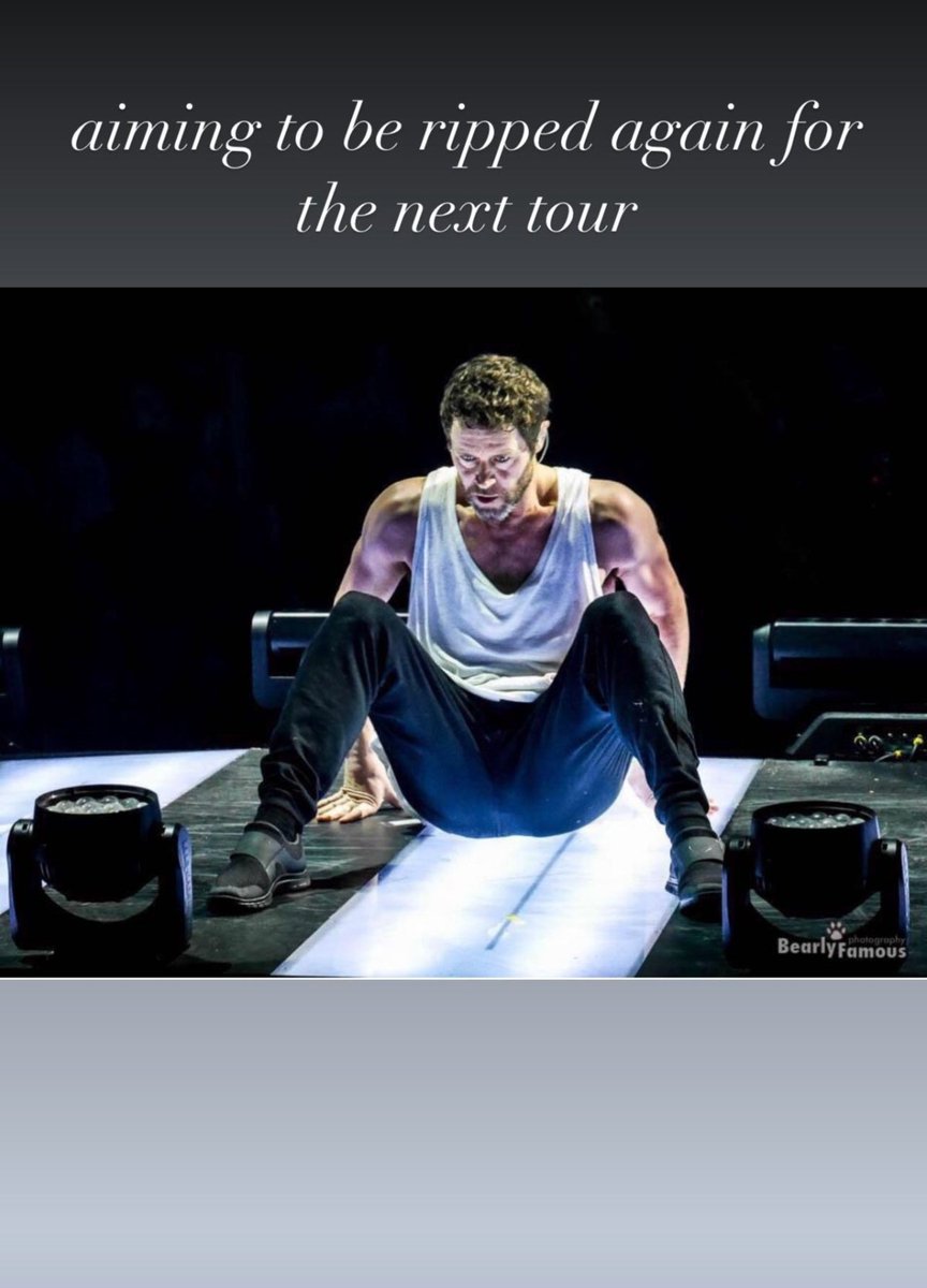 TakeThatFanBase's tweet photo. @HowardDonald on #Instagram(-story) 😊 #nexttour #💪 #dancing #ripped #physical #eyeeye https://t.co/QJGROM7UrE