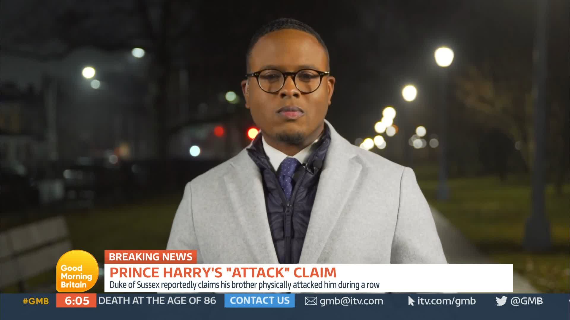 Good Morning Britain on Twitter "Prince Harry is claiming his brother