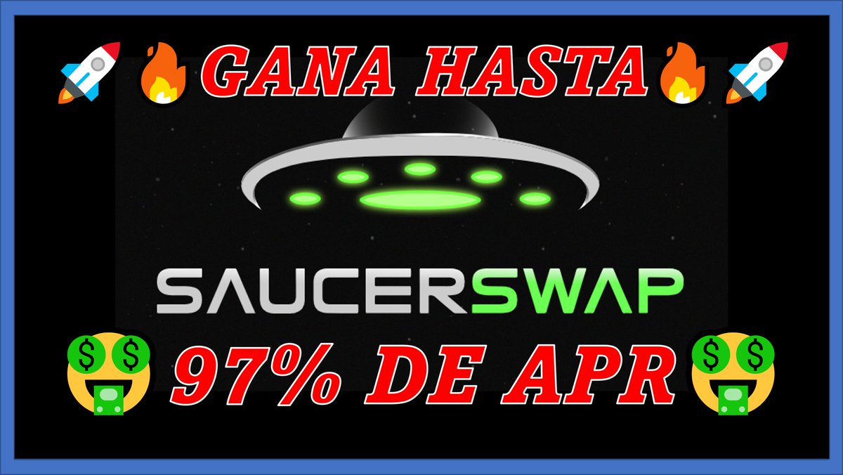 Criptoamigos_la's tweet photo. Te invito a ver el video de como empezar a ganar dinero en el protocolo de Saucerswap en la red de Hedera.

@SaucerSwapLabs @CoinExSpanish @hedera 

https://t.co/24dS5wKDpn https://t.co/Vu1RnPR75n