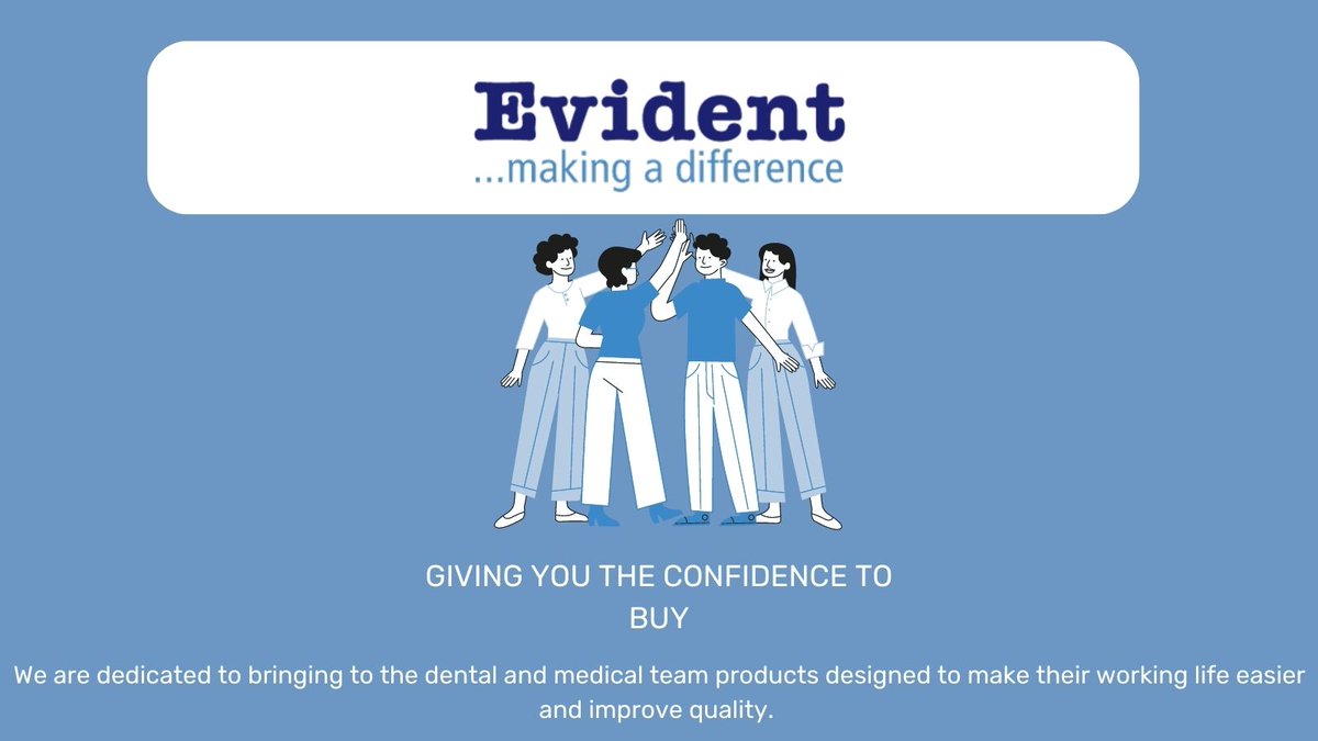 🌟Our Evident team is ready to provide you with all the help you need 🌟 

Get in touch. 
Email : sales@evident.co.uk
Phone: 0808 1000 888
Socials: <a href="/evidentdental/">Evident Dental</a>