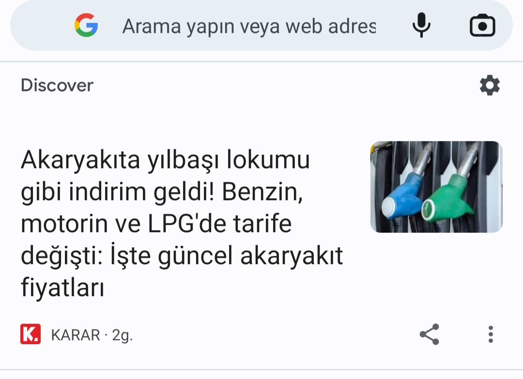 Karar, Google Discover'in algoritmasını reklam kokan haberiyle trollemiş.  Haberimsi reklamda da reklam ibaresi görünmüyor. 
<a href="/googleturkiye/">Google Türkiye</a> @KararHaber1