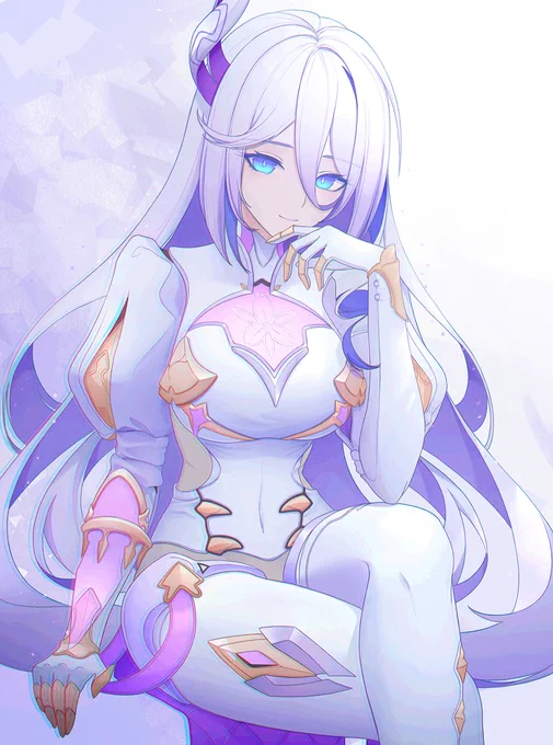 "Let me feel the real power of Herrscher of Reason!"Kudos to Captain  for the amazing fanwork!#HonkaiImpact3rd 