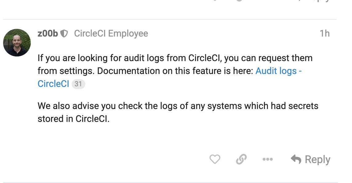 CircleCI tweet picture