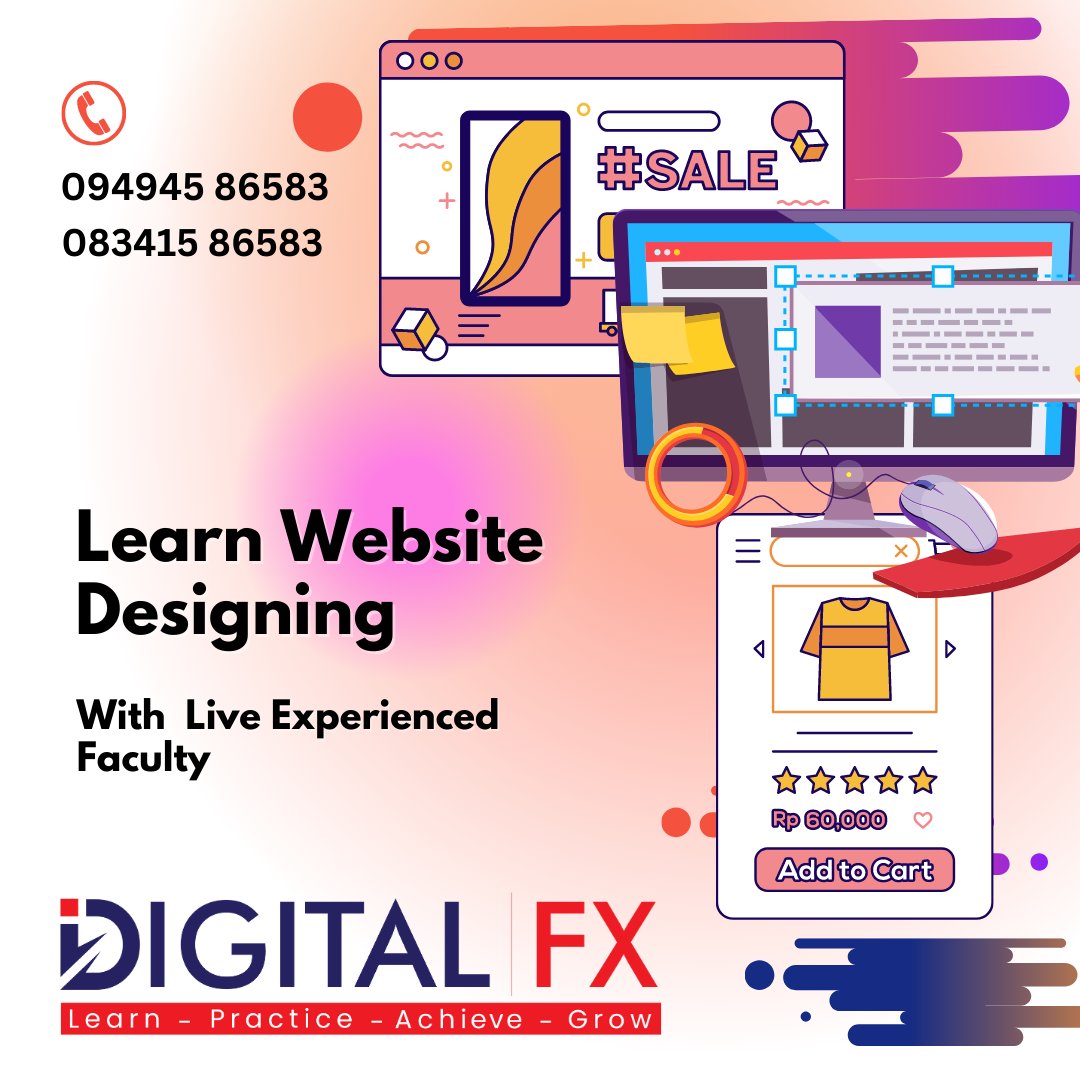 DigitalFX9's tweet image. Digital Marketing Training:
Web Designing Training:
Graphic Designing Training:
#webdesigntraining #webdevelopment #traininganddevelopment #traininginstitute #graphicdesigningtraininginvizag #webdesigntrainingvizag