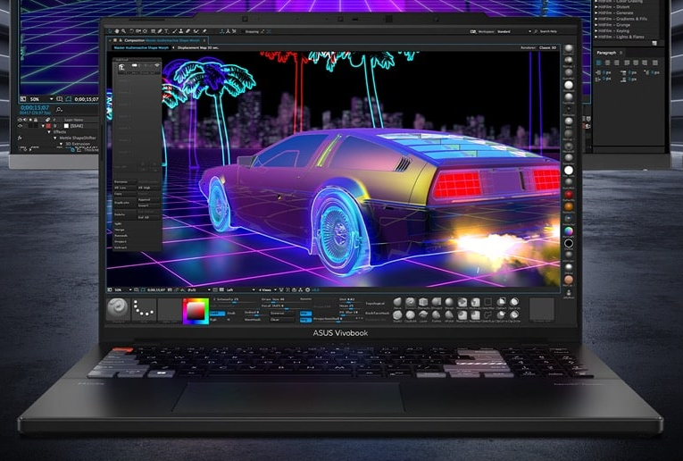 N5Dave's tweet image. ASUS Vivobook Pro With 3D OLED biznooz.com/asus-vivobook-… 3D display on a laptop the ASUS Vivobook Pro 16X 3D OLED with the Intel Core HX55 processor and NVIDIA GeForce RTX GPU #ASUSVivobookPro #ASUSSpatialVision #3DOLED #3DDisplay #IntelCore #NVIDIAGeForce #ASUSVivobookPro3DOLED