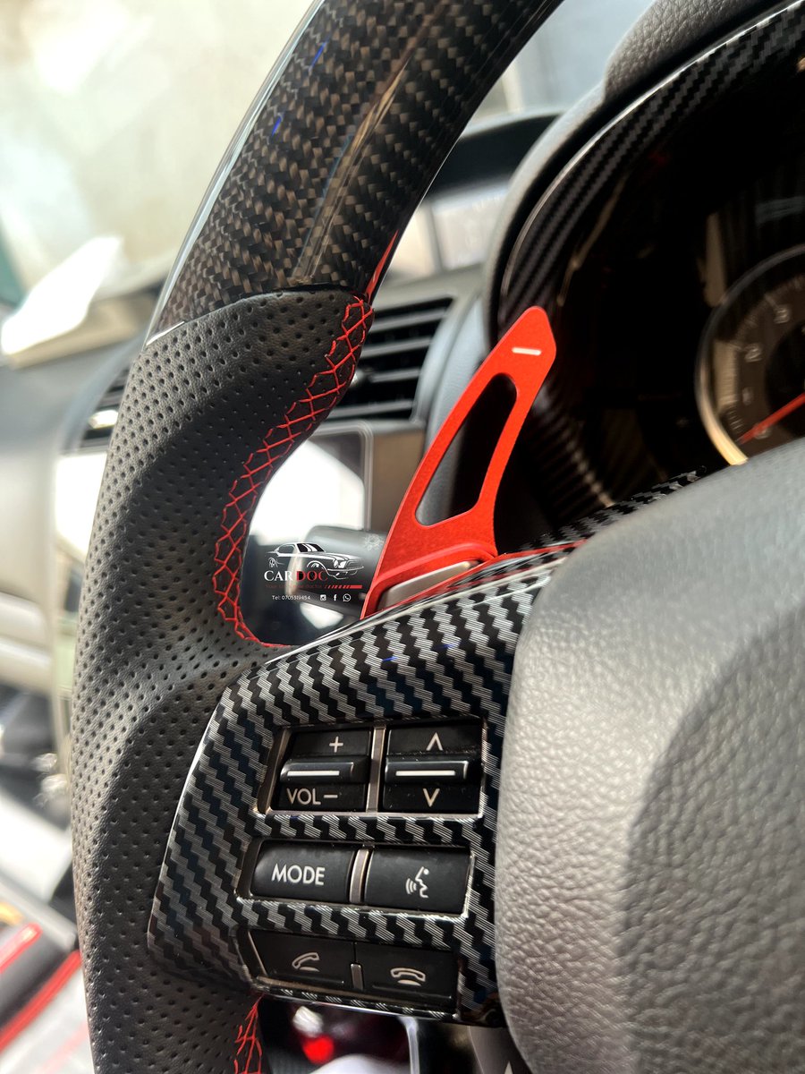 The_Car_Doc's tweet photo. Forester XT carbon fiber jet wheel steering retrofit..for a similar upgrade visit us #cardocug #kampala #Uganda https://t.co/7hK0AjlLZL