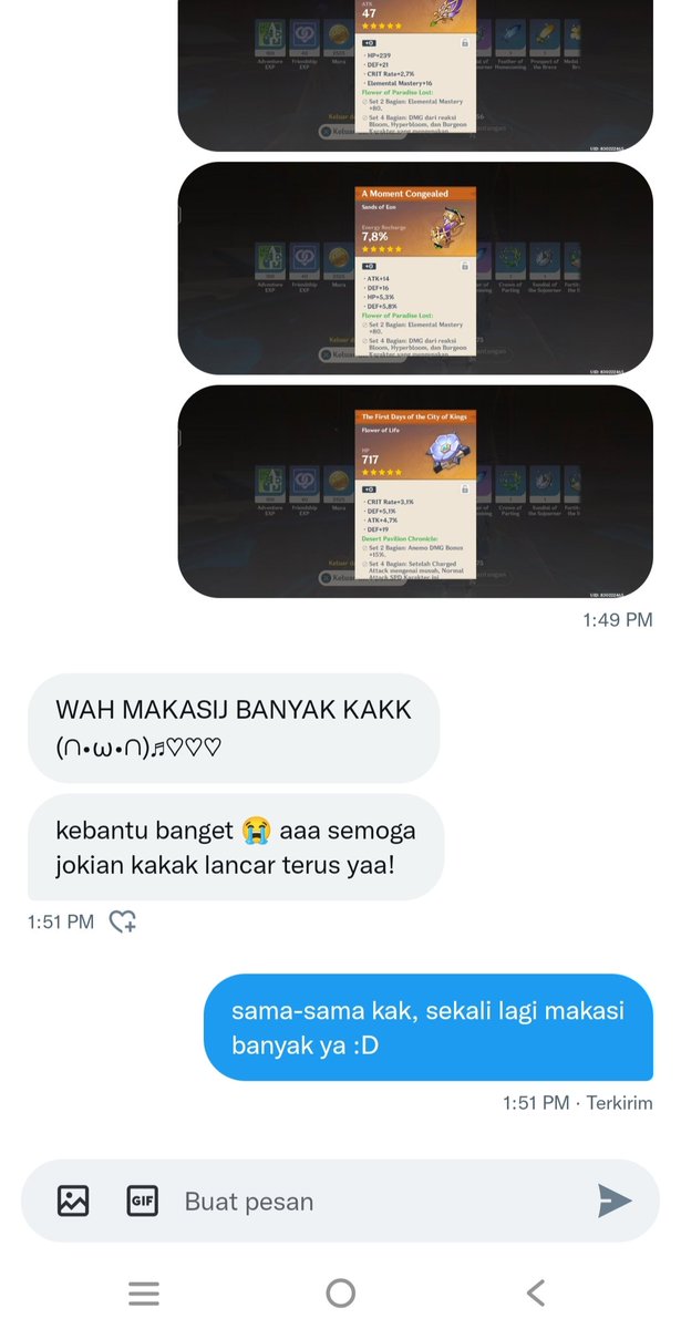 rcidenshogun's tweet photo. testimoni joki rawat akun (daily commission + spam domain city of gold) #genshinimpact #jokigenshin #jokigenshinimpact #genshintwt #zonauang https://t.co/F7eyxEISkq
