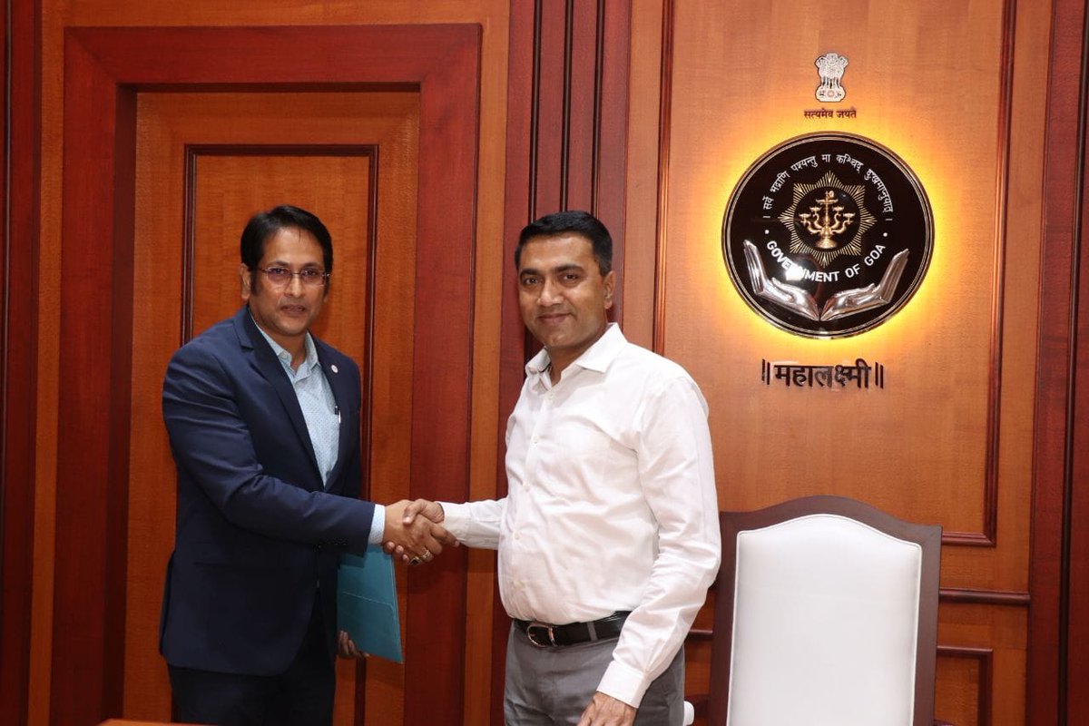 sidbiofficial's tweet image. #SIDBI officials met with Dr. Pramod Sawant, Hon’ble Chief Minister of Goa to discuss the formation of Goa Credit Guarantee Scheme, in partnership with @CGTMSEOfficial.