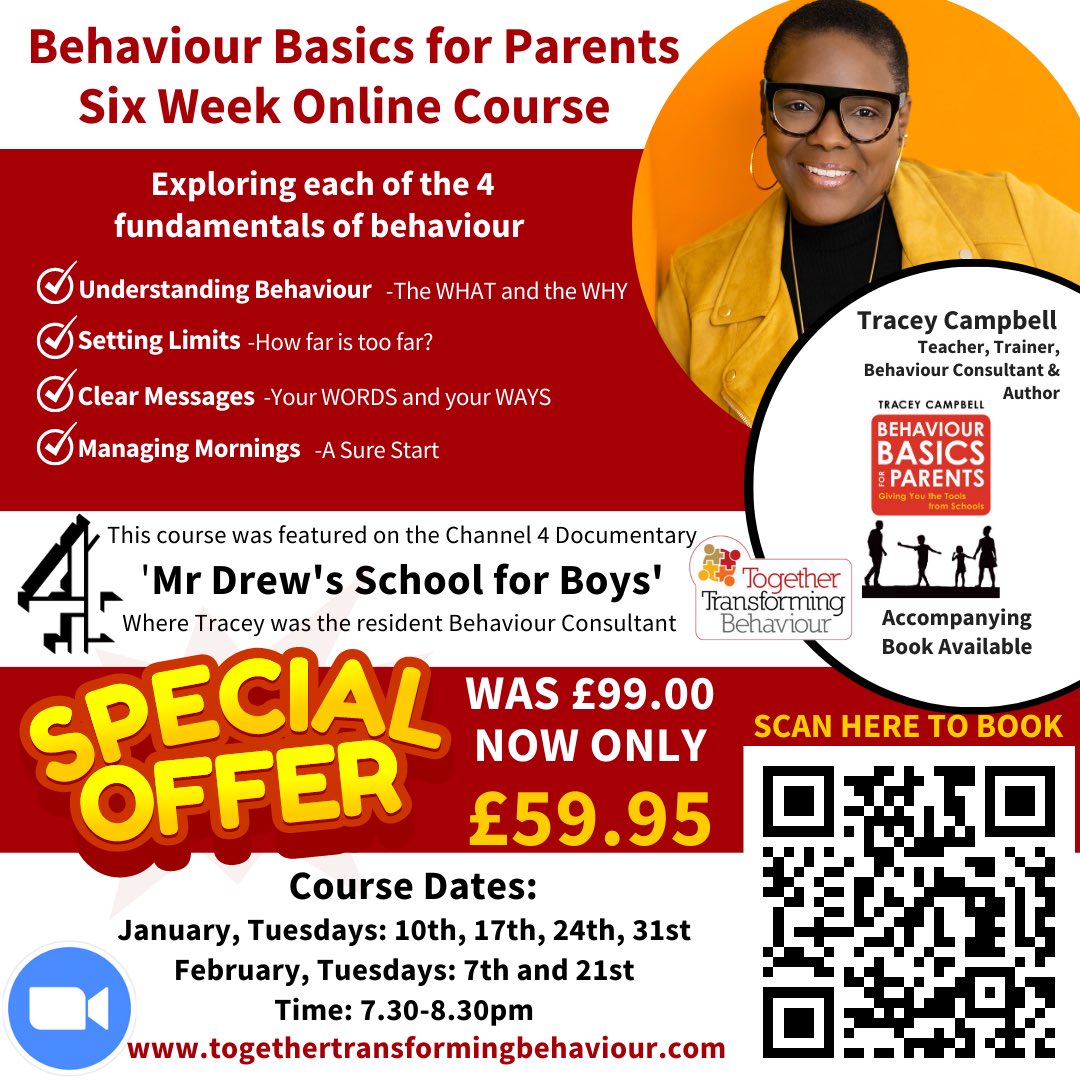 TransformingBeh's tweet photo. FIVE DAYS TO GO!! 👈🏽👈🏽
Start the year off with my Behaviour Basics for Parents course where you will learn the tools used in schools for effective behaviour management at home. THE SPECIAL OFFER IS STILL ON! #behaviour #behaviourmanagement #onlineparentingcourse #parentingcourse https://t.co/WDmkcNIM8V