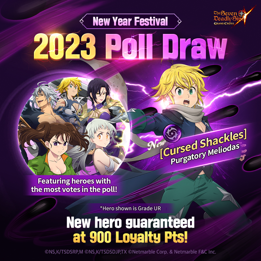 THE SEVEN DEADLY SINS: GRAND CROSS UPDATES NEW YEAR FESTIVAL 2023