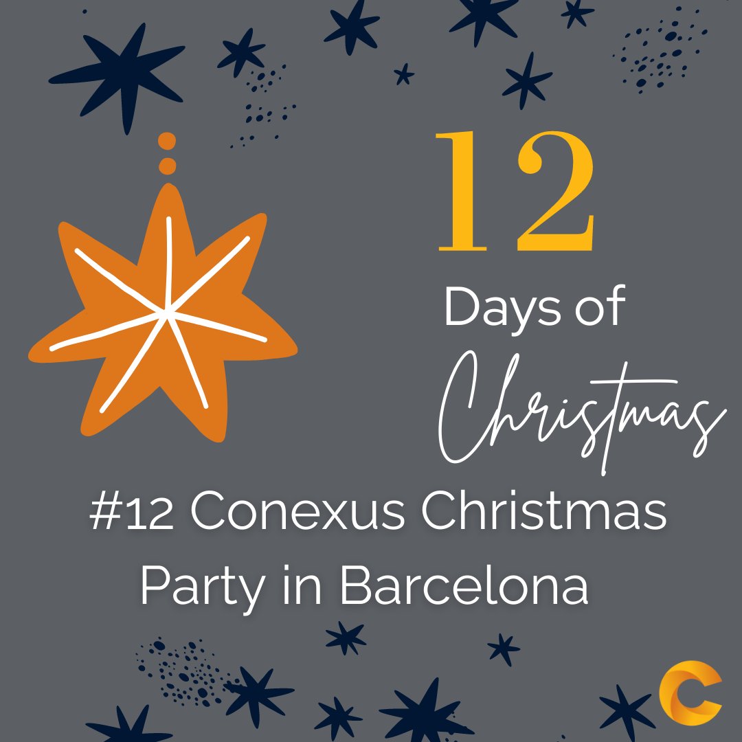 CultureWorksLPD's tweet image. To round off our 12 Days of Christmas, we had the pleasure of attending the Conexus Christmas party in Barcelona. 🎉

Thank you for having Micheal, and we look forward to working with you in 2023 🧡

#12thDayofChristmas
#Reflectingon2022
#Barcelona
