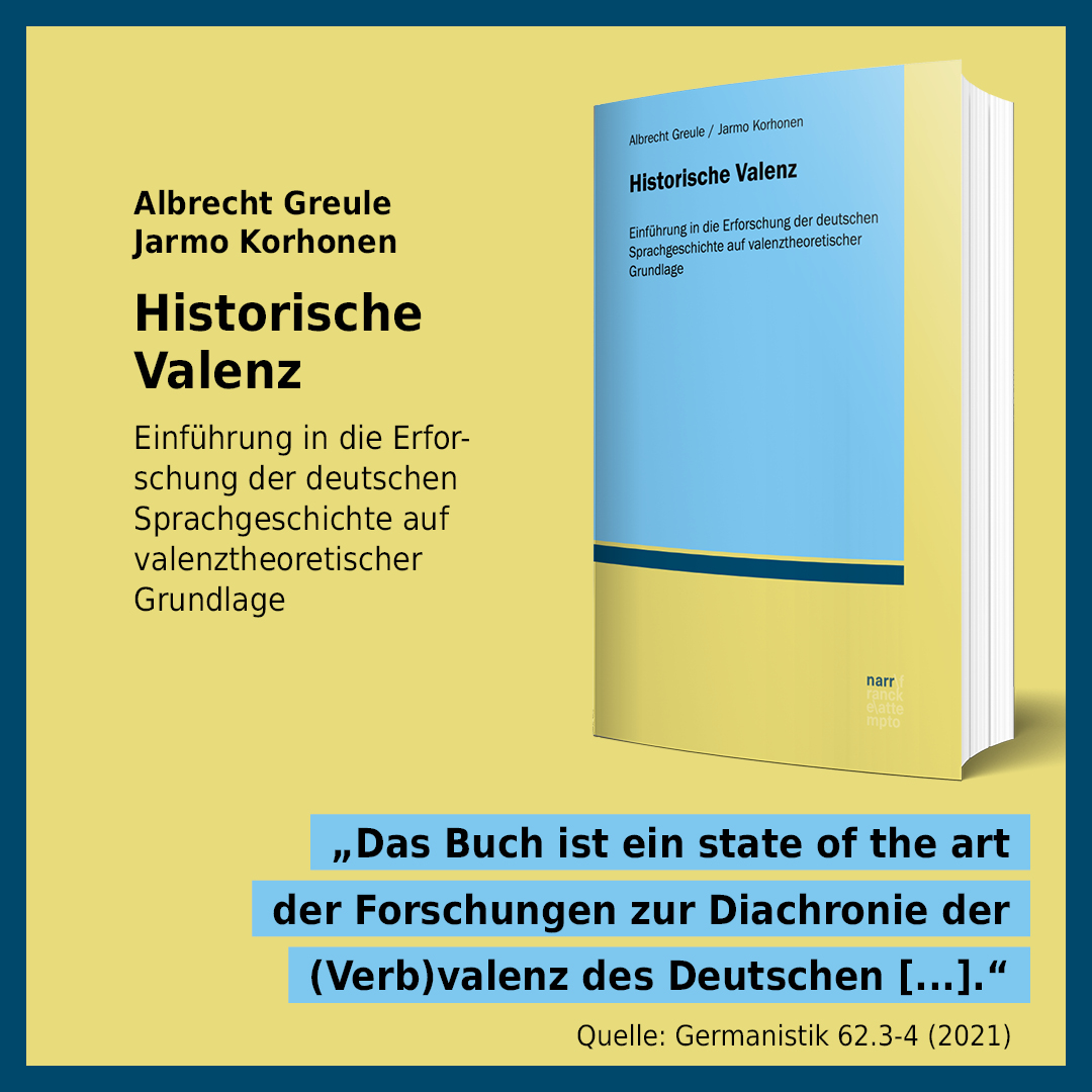 Vernarrt_in's tweet photo. "(...) vorgelegt von den beiden führenden Experten auf diesem Gebiet.“ So heißt es weiter in der schönen #Rezension zu "Historische Valenz":
https://t.co/ETWnE7LRHJ
#narrfranckeattempto #Sprachwissenschaft #Valenz #Sprachwandel #Sprachgeschichte #Germanistik https://t.co/KzxjlJfh9V