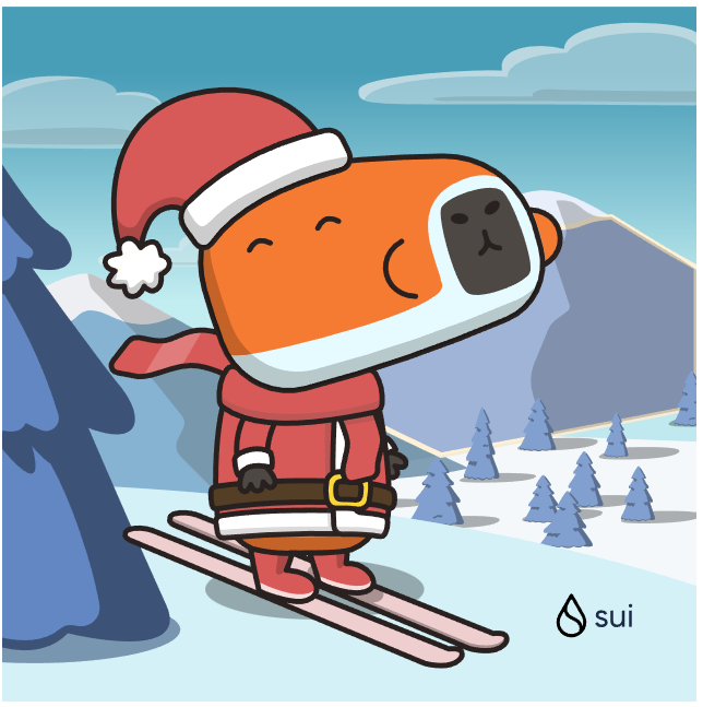 Joseug8's tweet photo. My little boy John just had a date with Santa Claus and got a gift, and invite everyone to come to the Christmas party🎁 I just unboxed my Sui Holiday Capy! ❄️
Create your own Capy here:  https://t.co/FuVXB4sZx1 #CapyHolidays https://t.co/Kn2UoSl7Q3
