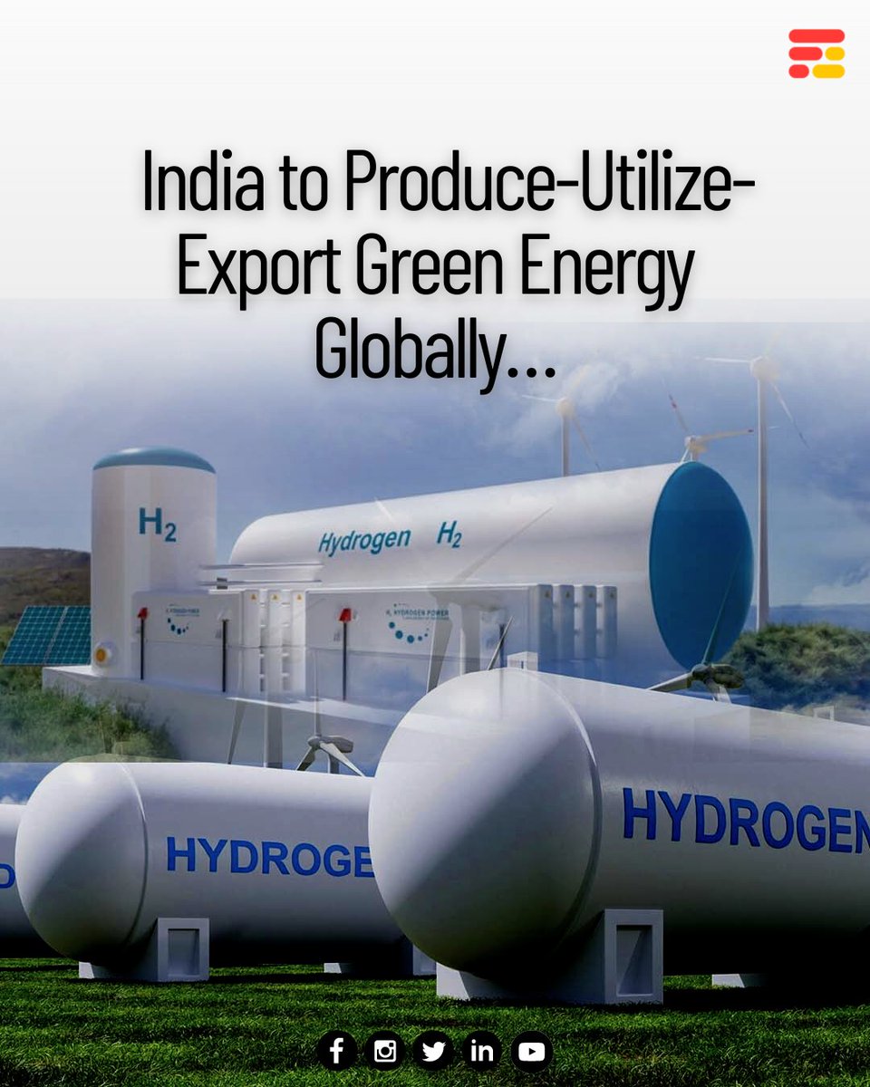 Plan to make India energy-independent, decarbonize major sectors of the economy, and turn the country into a global hub to produce, utilize and export alternative fuel & its derivatives. 

#feedmile #feedmileshorts #HydrogenMission #greenhydrogen #hydropower #hydrogenEmission