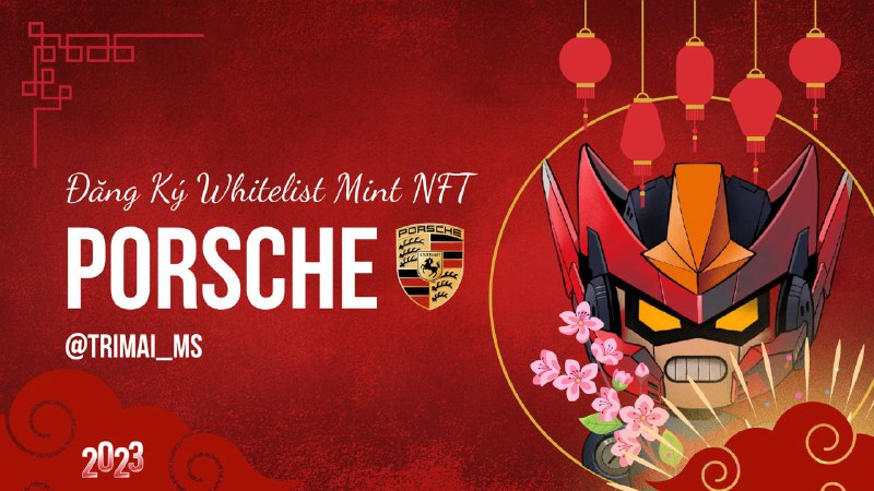 Đăng ký WL MINT NFT <a href="/eth_porsche/">PORSCHΞ</a> 
- Supply: 7k5
- Price mint: TBA
- Date: 23/1[4 round]
nft.porsche.com
Kết nối ví nhập mail muốn đky thì fake IP và dùng tên , địa chỉ nhà nước ngoài

Chúc mn lụm được con #porsche ăn tết
#supercar #proschenft #freenft #supercar