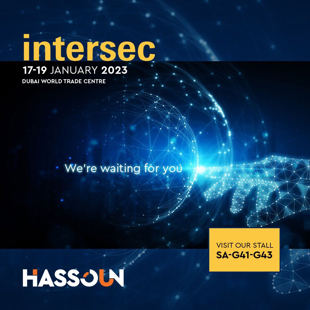 HassoungroupCo's tweet photo. Welcome to 24th edition of the international exhibition for security, emergency services, safety, policing and cybersecurity.
#Hassoun #dahua #ruijie #imou #kocom #intersec #intersecexpo #intersec2023 #middleeast #dubai #uae #unitedarabemirates #awards #security #surveillance https://t.co/AfR4qsfjON