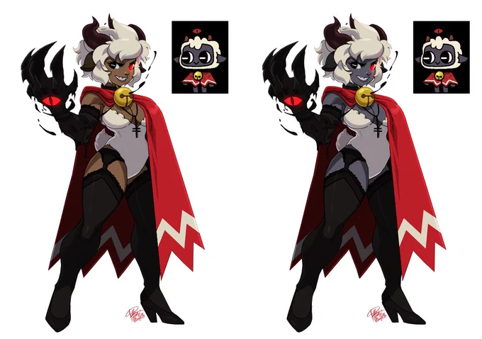 alternate version of lamb i did just because. i didn't save the brown version but it was in my discord.  and i often send images back and forth via discord even though our work stations are in the same room. 