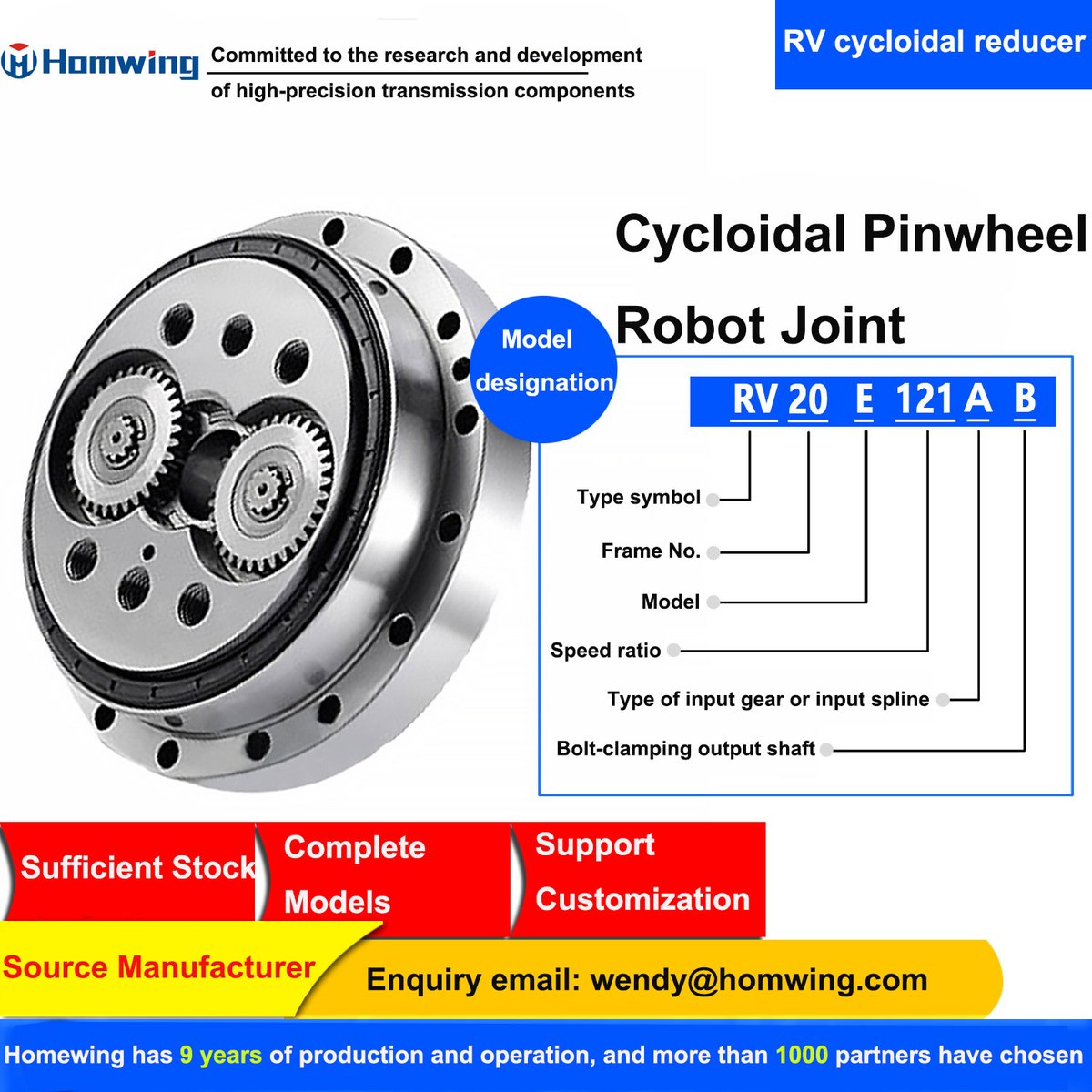 wendy_luo1's tweet image. RV cycloidal reducer, factory supplied, sufficient in stock, complete in model, supporting customization
Email: wendy@homwing.com  
Whatsapp:+8615017332032
Website:en.homwing.com

#RVcycloidalreducer 
#RVreducer 
#Cycloidalreducer 
#robot 
#robotics 
#machine