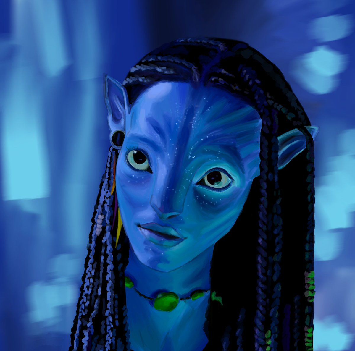 _artpills_'s tweet photo. Ma femme 
#art #Avatar2 #Procreate https://t.co/csCYud2w9w