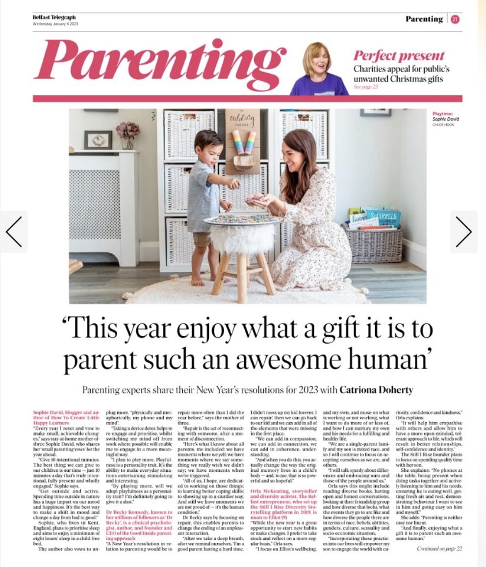 orla_mckeating's tweet photo. When I became a single mother I thought I’d failed as a parent. 

Here is my contribution to @BelTel as a parenting expert in 2023👇🏻

Don’t believe the lies you tell yourself! https://t.co/oB0zRSDaqf