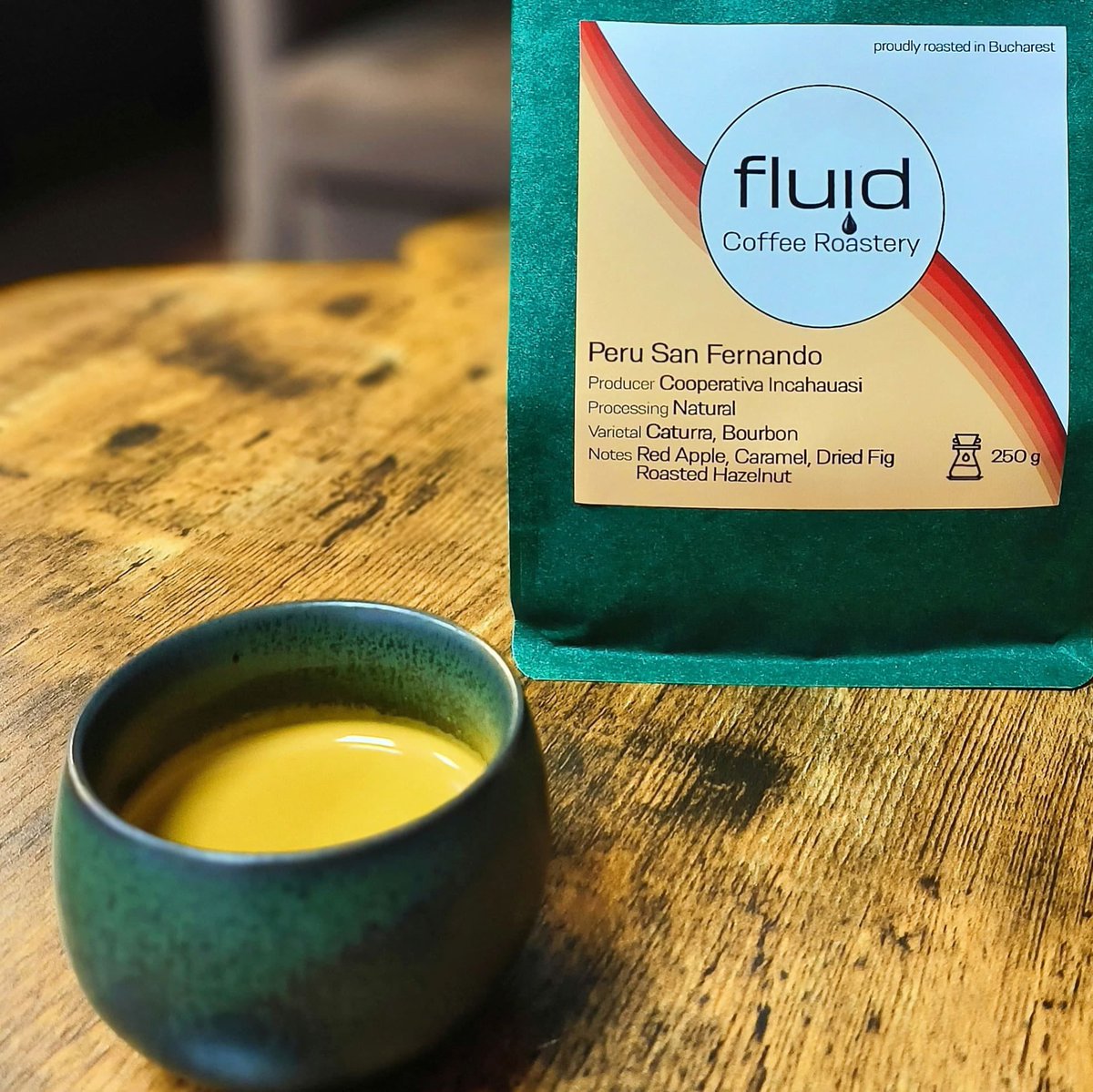 _FluidCoffee's tweet photo. ‼️ News ‼️

Today’s delights: 

Get to enjoy your fav #coffee potion and meet our Head barista, concept creator, #coffeeroaster &amp; Romanian Vice-champion L.A.C. 2022, Florin Lemnaru! 

Peru San Fernando ☕️ 

#sca #specialtycoffee #latteart #CoffeeLover #coffeetime https://t.co/0sl9lIkxIq